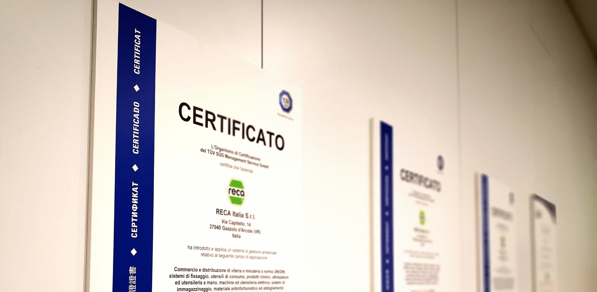 Certificazioni